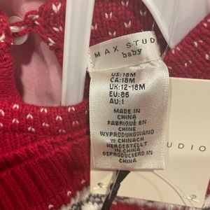 Max Studio 3 piece set | Size: 18M | Sweater dress, tights, & pom-pom hat | NWT